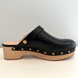 J.Crew Black Clogs